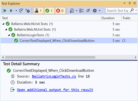 4.2 Open Text Explorer and select your test. Right-click and click Run