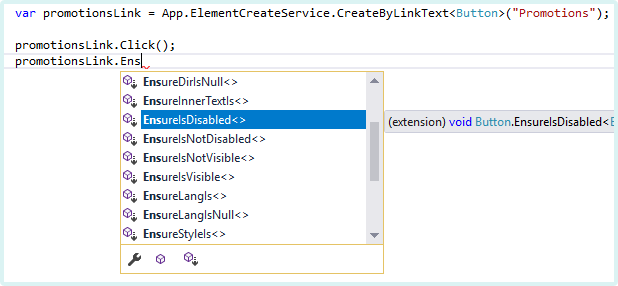 How we solved these problems in BELLATRIX? You already saw an example how we waited for element not be present…