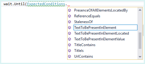 Instead of By locator, the method accepts IWebElement. In my opinion, these differences make the whole usage…